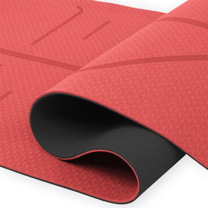 Yoga Mat 6mm Dual-Tone with Alignment Lines